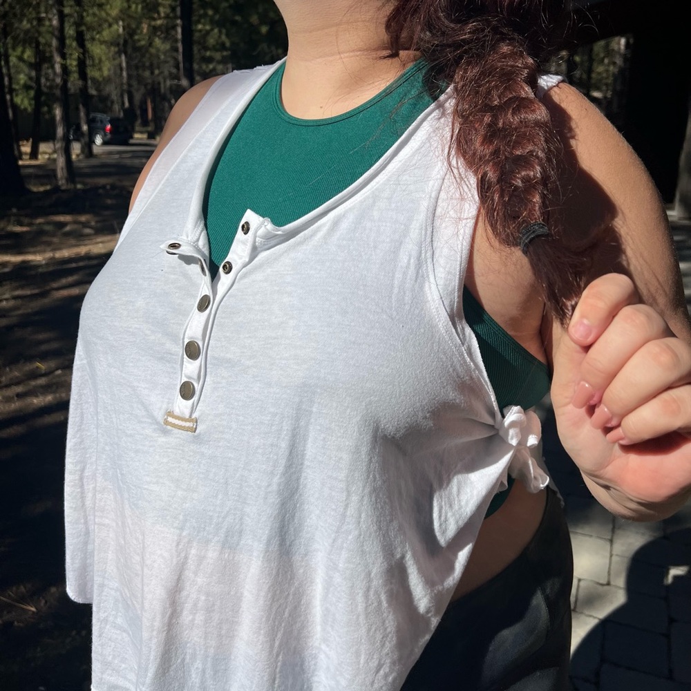 đLAST CHANCEđ NWT FP Movement High Tide Tank / White - Picture 5 of 10